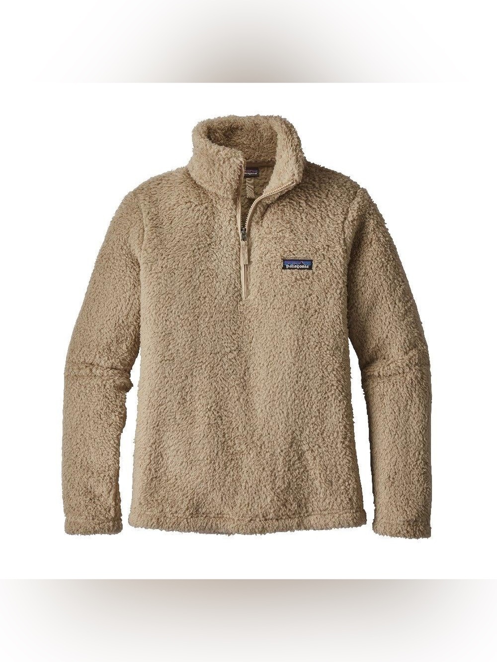 Patagonia Women’s Los Gatos Quarter Zip El Cap Khaki cozy preppy winter